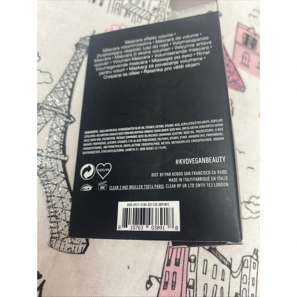 Kat Von D Go Big Or Go Home Volumizing Mascara 0.152oz‎ Trooper Black New